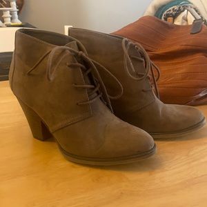 MIA Shawna lace-up booties